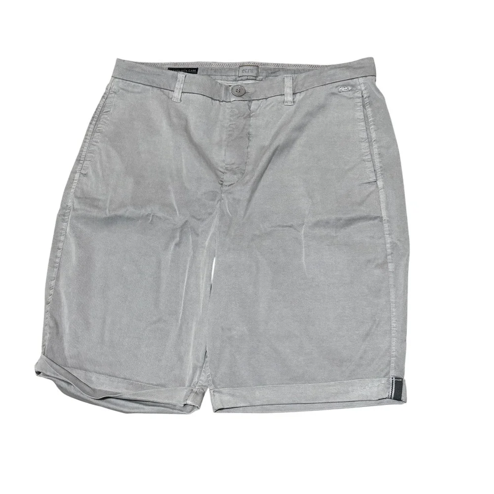 Ecru The Mitchell‎ Project NWT the new Nash gray shorts sz 10 minimalist tencel